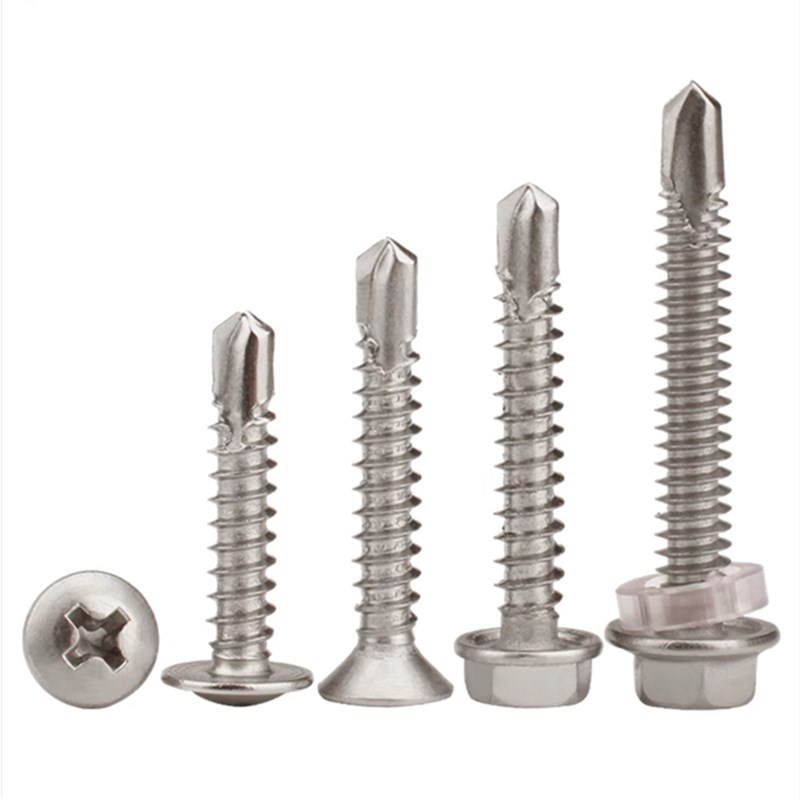 不锈钢钻尾螺丝十字沉头燕尾螺钉平头自攻自钻螺丝钉M3.5TM4.2M4.