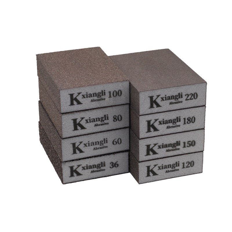 沙砖瓷美缝清缝木工工艺品v模型油漆抛光海绵砂纸墙面打磨海绵砂