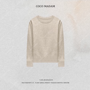 打底衫 时尚 圆领秋季 NIUNIU 休闲羊毛衫 1920 毛针织衫 ·T