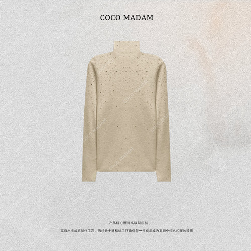 NIUNIU ·T-1683 堆堆领毛针织衫打底衫高领毛衣