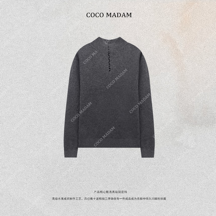 NIUNIU ·T-1877 纯色长袖保暖半高领百搭针织毛衣打底衫