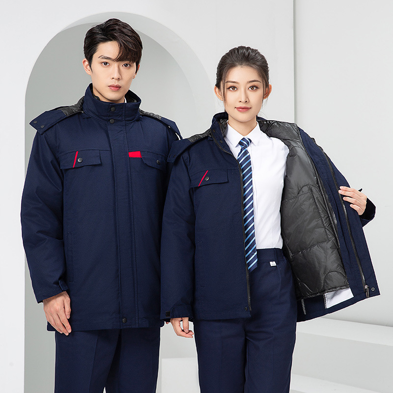春秋款防寒保暖加厚劳保棉服
