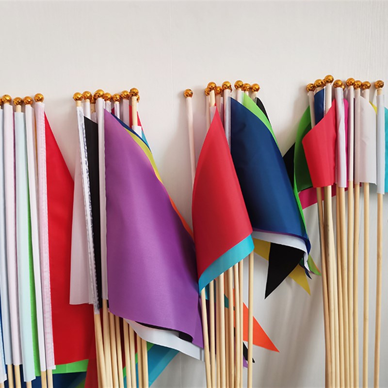 可可插地标记旗工地m结婚施工开工记号旗标旗三角彩旗草坪土地立