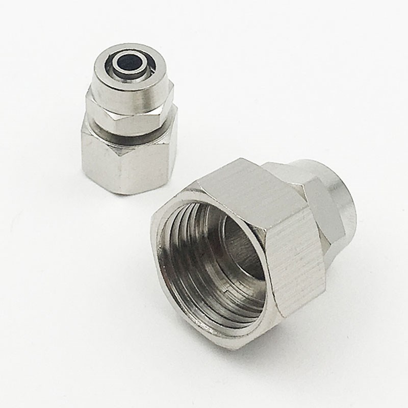 不锈钢快拧外螺纹接头PLl4/6/8/10/12/14/16-M5/01/02/03/04G弯头