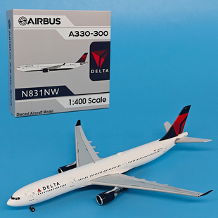 1:400达美航空A330-300客机N831NW合金飞机模型收藏摆件AV