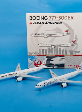 JET1:400日航波音777-300ER客机JA731J/732J合金成品飞机模型摆件