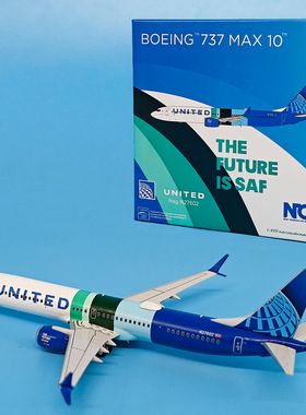 1:400美国联合航空B737MAX10客机N27602合金飞机模型摆件NG