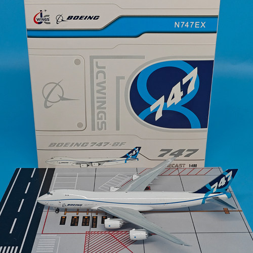 JC1:400波音原厂B777-8F客机N747EX合金飞机模型摆件收藏