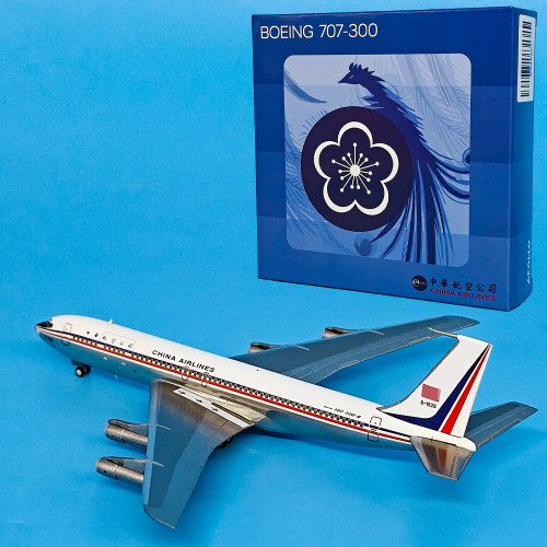 1:400中华航空B707-300客机B-1828飞机合金摆件收藏APOLLO