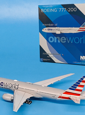 1:400美国航空波音777-200客机N791AN合金飞机模型摆件NG 72017