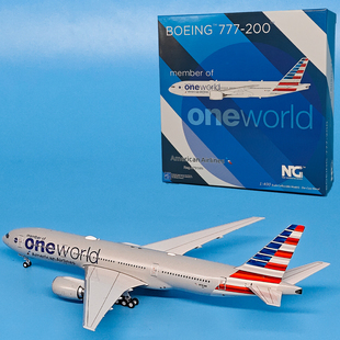 1:400美国航空波音777-200客机N791AN合金飞机模型摆件NG 72017