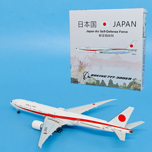 AV1:400日本航空波音B777-300ER客机N509BJ空军一号模型合金摆件