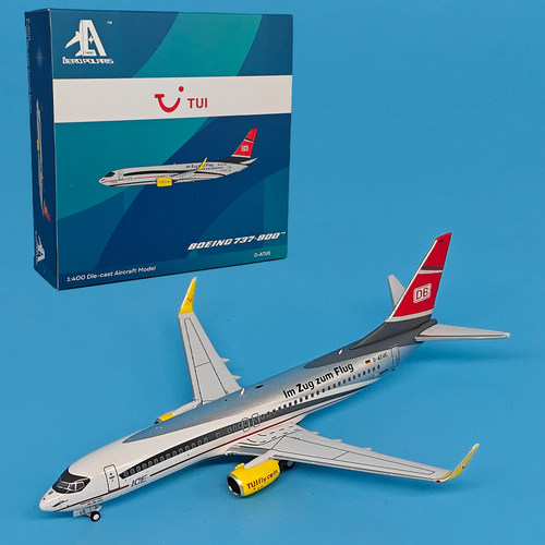 1:400途易航空波音B737-800客机D-ATUE合金仿真模型AeroPolaris