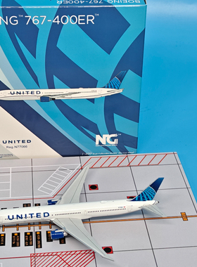 NG1:400美国联合航空B767-400ER客机N77066飞机模型合金收藏
