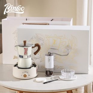 套装 萃取Bc具陶炉意煮in咖啡壶家用电咖啡壶礼盒式 o浓缩摩卡壶o器