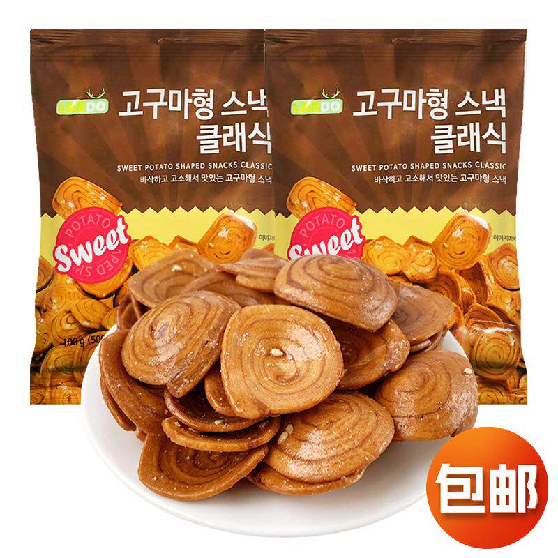 韩国进口涞可猫耳朵形酥脆办公室好吃推荐网红儿童爆款解馋小零食