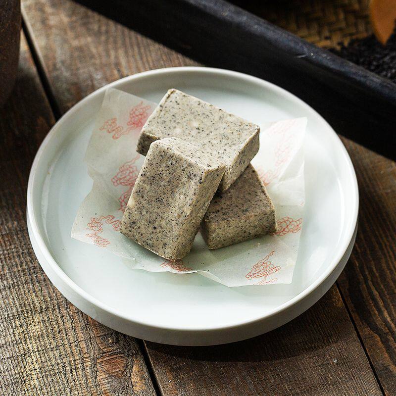 聚春园福州乌麻糕三坊七巷福州传统特色即食糕点糕网红老式芝麻糕