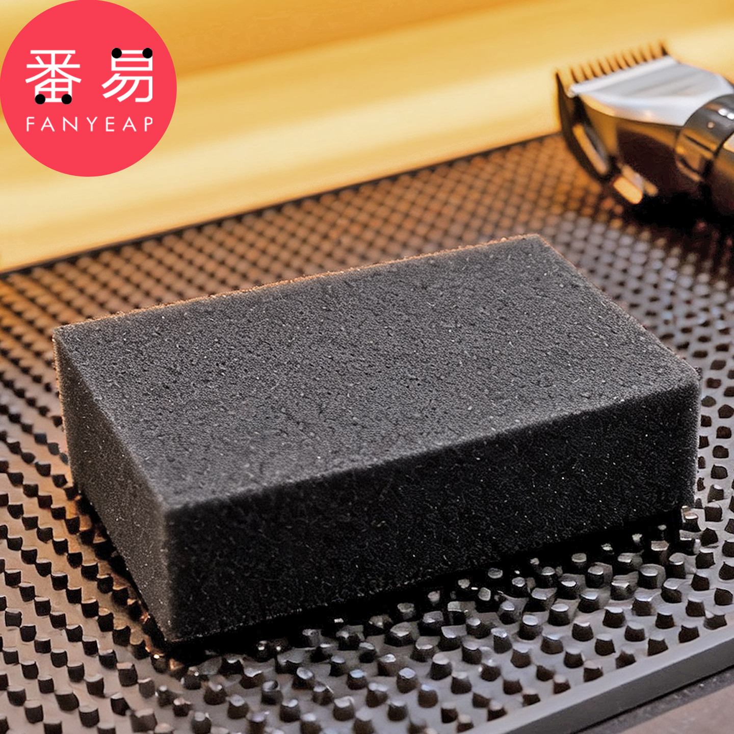 海绵/扫发B1pq808-海绵擦美发理发店用扫碎发擦头发清洁海绵工具