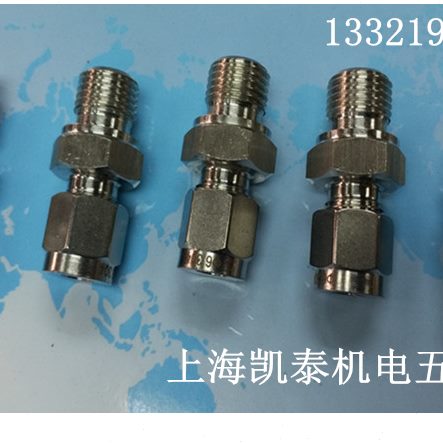 304不锈钢外丝卡套接头 M14 M16X1.5 M12X1/1.25/1.5-6-8-10mm