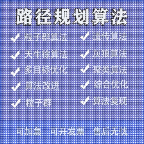 matlab路径规划遗传蚁群粒子群算法代做Python强化学习多目标优化