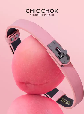 CHICCHOK原创项圈女m凯莉扣颈圈可调节粉黑choker高级感颈环定制