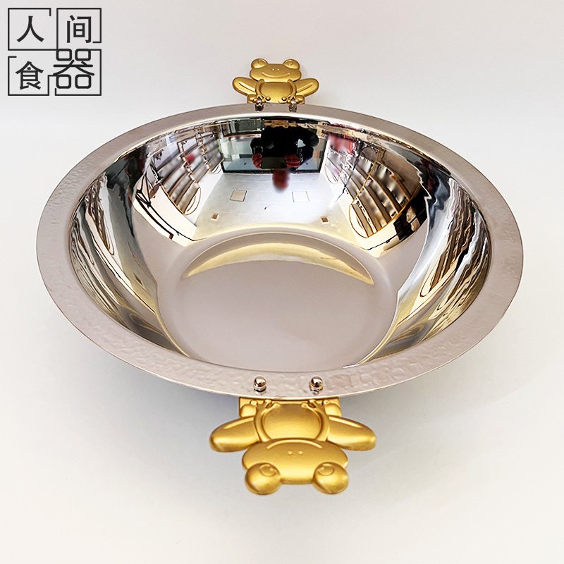 304鲜鱼火锅美蛙鱼头专用锅牛蛙水煮鱼麻椒肥肠鱼加大深特大订制