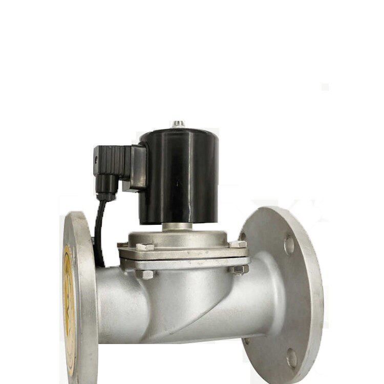 森亚不锈钢法兰电磁阀水阀常闭式电磁阀2W-15 2W250-25BF50BF