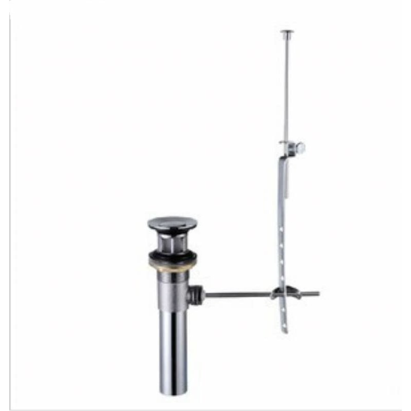 全铜提拉下水器 带提拉杆 陶瓷台盆洗脸盆下水配件 洗手盆下水器