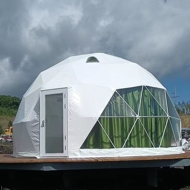 超大空间户外度假村露营基地透明星空屋球形帐篷网红民宿野营蓬房