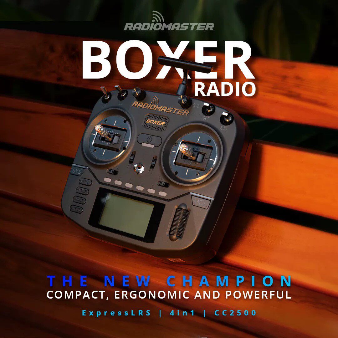 RadioMaster BOXER航模遥控器固定翼FPV穿越机无人机黑羊mambo