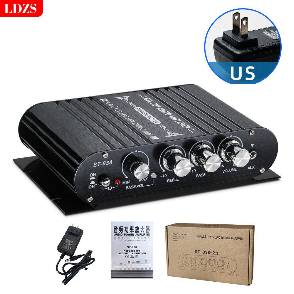 大功率迷你小型功放机家用车载220V发烧hifi音响重低音蓝牙功放机