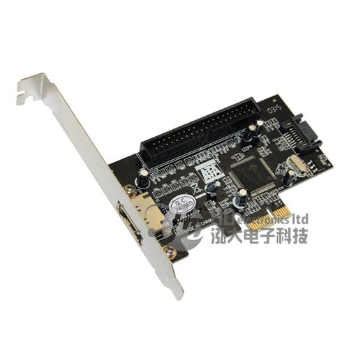 pcie转sata pcie转ide pci-e转esata+ide JMB363 磁盘阵列卡