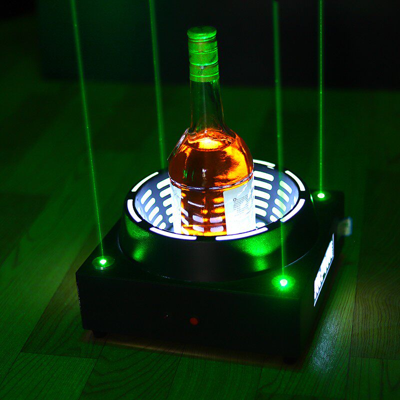 发光酒座酒吧KTV激光酒座展台洋酒底座LED香槟酒托夜场红酒展示架