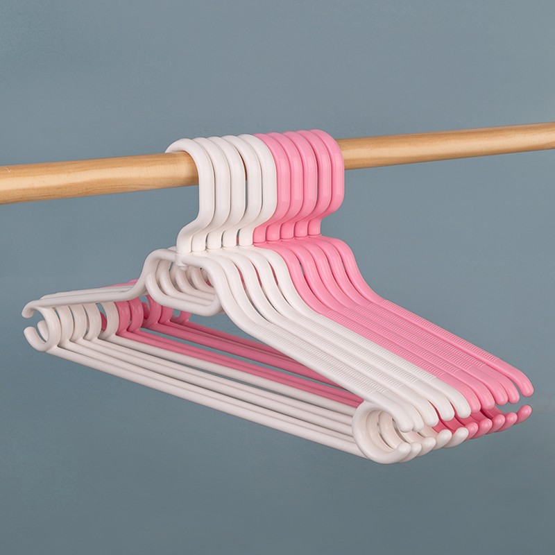 洋洋鱼加粗加厚防滑塑料干湿两用旋转大衣外套西装衣架衣服挂衣撑