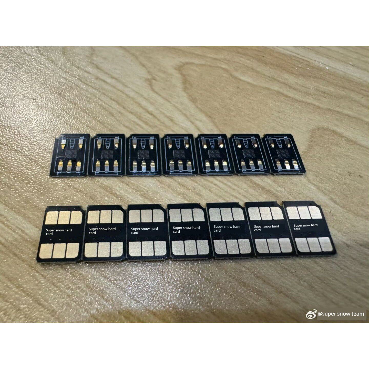 超雪硬卡SIMHUB HB-硬卡卡贴适用于13-16pm改双实体卡使用