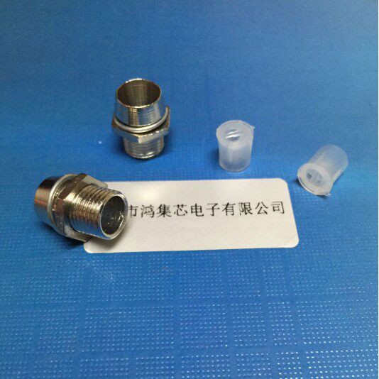 5mm金属灯座面板螺丝固定帽子铁圈套子直插指示LED灯珠发光二极管