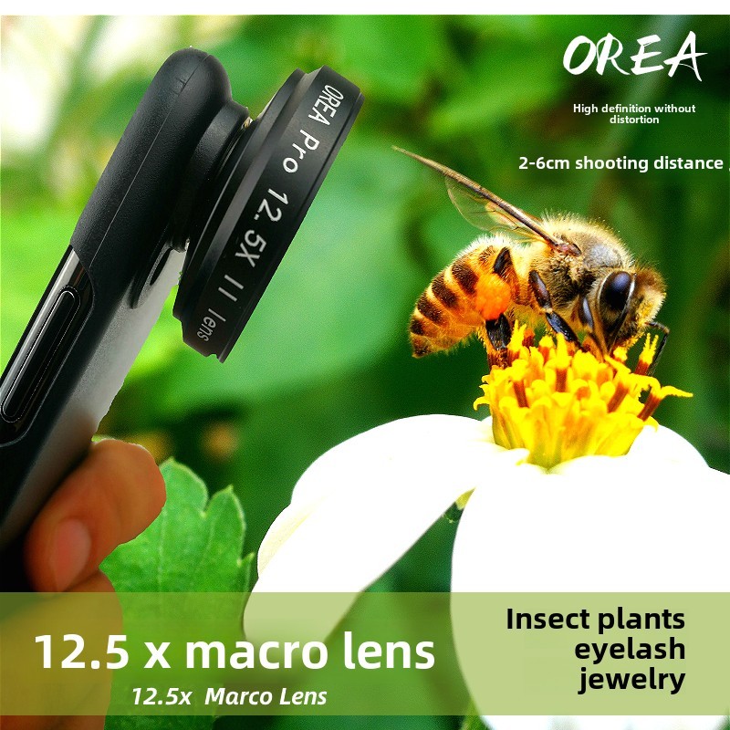 OREA手机微距镜头高清专业珠宝多肉昆虫11XS12proMAX通用