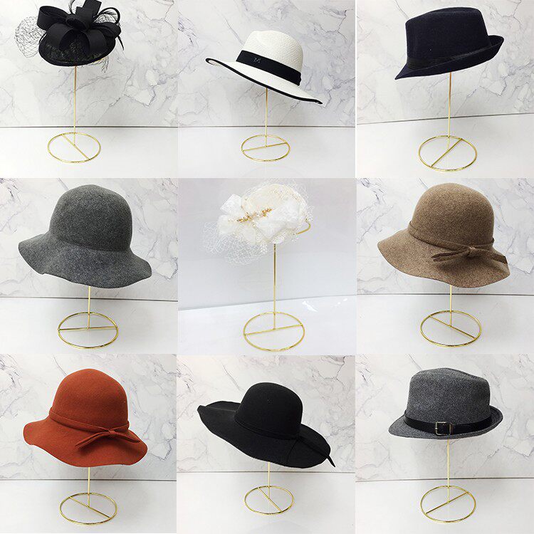 定制现代家具样板房衣柜衣帽间软装饰品摆件主卧礼帽女帽帽架组合