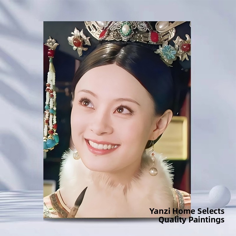 甄嬛传数字油画古风人物2025新款手工diy填色心理减压手绘油彩画