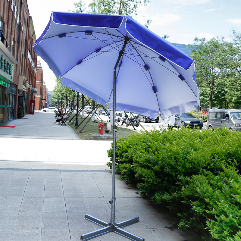 遮阳伞太阳伞户外摆摊大型圆形沙滩斜坡伞地摊伞做生意可歪头大伞