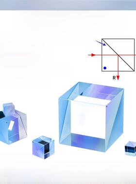 HCBS1-普通宽带分光棱镜BS可见光VIS立方体尺寸5-50mm波长400~700