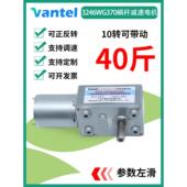 3246WG370 涡轮蜗杆直流减速电机直流大扭矩直角马达低速微型电机