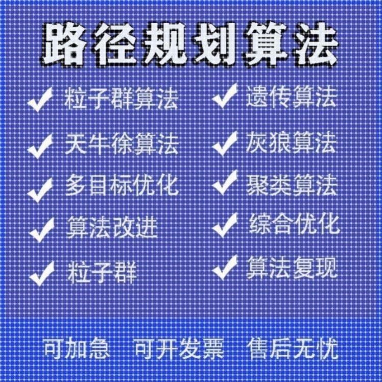 matlab路径规划遗传蚁群粒子群算法代做Python强化学习多目标优化