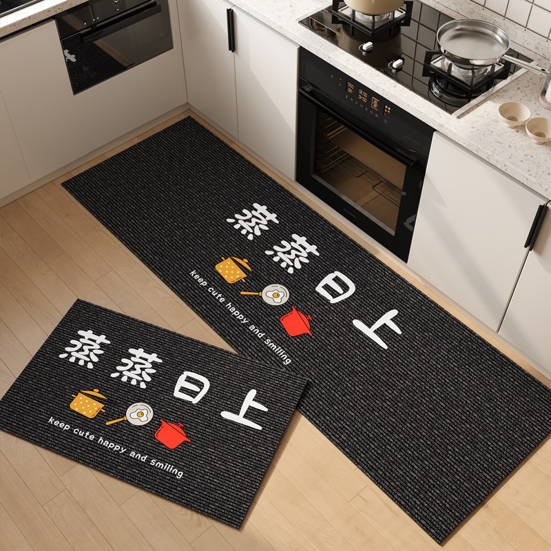厨房地垫防油防滑家用硅藻泥吸水垫耐脏防水地毯门口门垫免洗