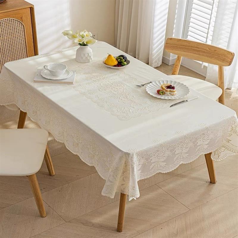 桌布茶几布长方形桌布防水家用防油防免洗台布防烫桌布