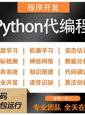 python代编程序深度机器学习yolo目标检测写算法创新人工智能做作