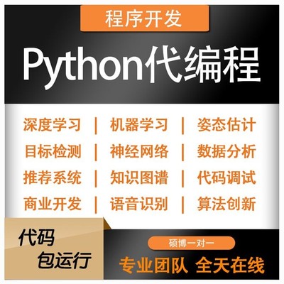 python代编程序深度机器学习yolo目标检测写算法创新人工智能做作