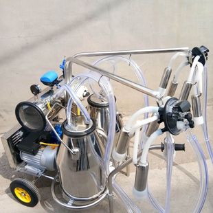 牛羊吸奶器挤牛奶器 移动式 家用新款 电动脉冲奶牛奶羊脉动挤奶机