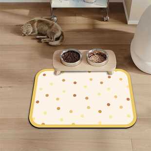 奥地利软食防漏吃饭餐垫宠物吸水耐脏号垫子防滑大狗狗垫硅藻泥地