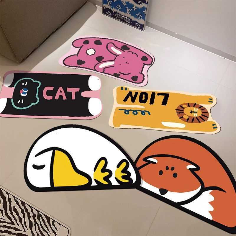 Reverb地垫脚垫防滑浴室速干卡通厕所软垫门口卫生间家用硅藻吸水